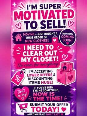 APRIL EVERYTHING MUST GO SALE!